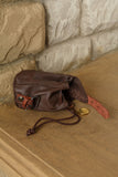 Belwar leather pouch brown