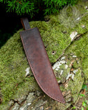 Anselm cooking knife leather sheath brown