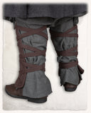 Farald padded greaves brown