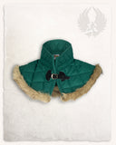 Nimue lined collar wool green LIMITED EDITION