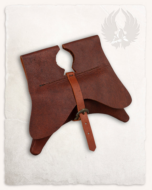 Calvert kidney-shaped belt bag small brown