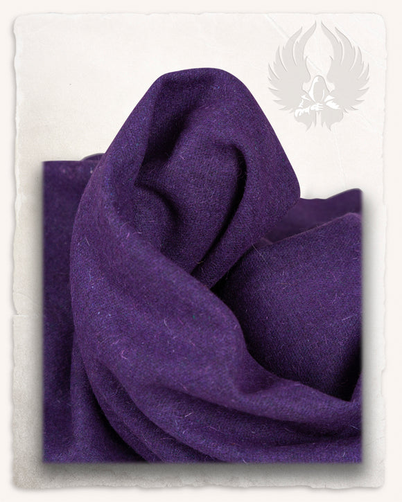 Wool fabric 380g/mÂ² purple